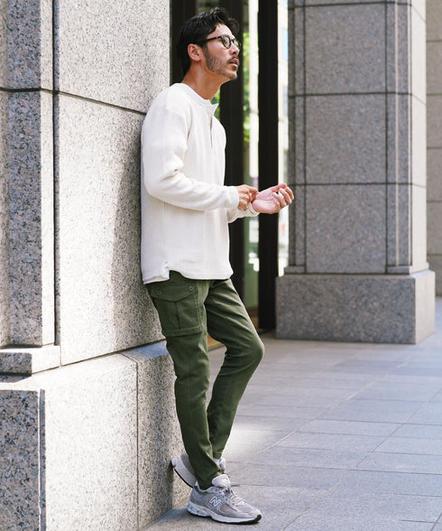 ストレッチスリムカーゴパンツ